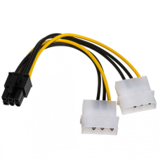 Akyga AK-CA-13 2x Molex/PCI-Express 6-pin Adapter kábel és adapter