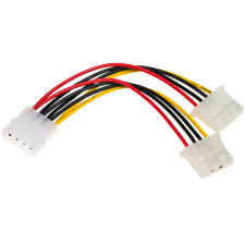 Akyga AK-CA-15 Molex -> 2x Molex Y-tápkábel (AK-CA-15) kábel és adapter