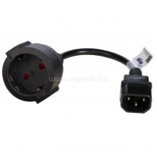 Akyga AK-PC-10A C14 UPS tápkábel 0.15m - Fekete (AK-PC-10A) kábel és adapter