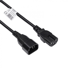 Akyga AK-UP-06 C14/C15 tápkábel 1,8m Black kábel és adapter