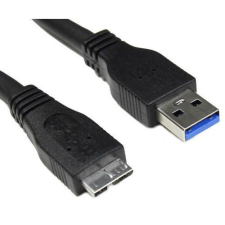 Akyga AK-USB-13 microUSB/USB3.0 cable 1,8m Black kábel és adapter