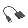 Akyga DVI anya / Displayport apa átalakító adapter fekete (AK-AD-58) (AK-AD-58)