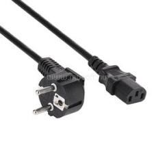 Akyga PC Tápkábel, 10m - AK-PC-08C (AK-PC-08C) kábel és adapter