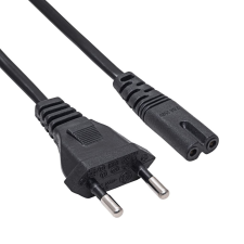 Akyga "nyolc" tápkábel 0.5m (AK-RD-04A) kábel és adapter