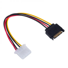 Akyga SATA - Molex adapter 15cm (AK-CA-11) (AK-CA-11) kábel és adapter