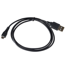 Akyga USB-A apa - MicroUSB-B apa Adat- és töltőkábel 1.0m - Fekete (AK-USB-21) kábel és adapter