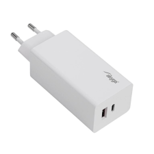 Akyga USB-A + USB-C hálózati töltő adapter fehér (AK-CH-20) mobiltelefon kellék