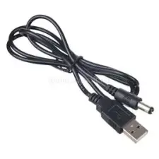 Akyga USB - DC 5.5 x 2.5 mm kábel (AKDC04) kábel és adapter