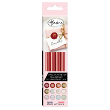 Aladine Gyöngyház piros pecsétviasz rúd - Pearly Red - Wax Stick (4 db) pecsételés