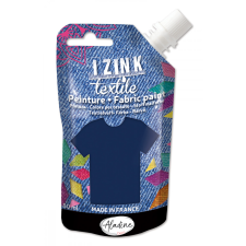 Aladine Textilfesték 80 ml - Denim Night Blue - Izink Textile (1 db) textilfesték