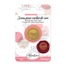 Aladine Viaszpecsét fej 20 mm - Szerelem - Love (English) - Wax Seal (1 db) kreatív és készségfejlesztő