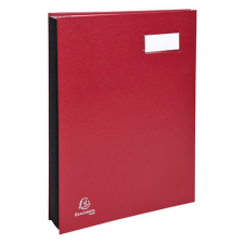 Aláírókönyv Exacompta 240x320 mm 24 részes burgundi aláírókönyv