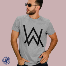  Alan Walker logo férfi póló