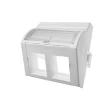 Alantec Adapter 45x45 2xRJ45 (convex angular) kábel és adapter