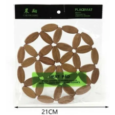  ALÁTÉT BAMBUSZ 21CM VIRÁG ALAKÚ edény