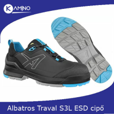 albatros TARAVAL fekete-kék  S3L ESD FO SR munkavédelmi cipő