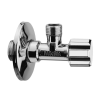 Albertoni SD sarokszelep, csavarzat nélkül, 1/2" x 3/8"