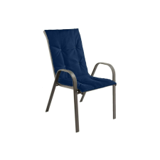  Alcam székpárna háttámlával, Szentiván, 105x48x3 cm, vízálló anyag, Kék kerti bútor