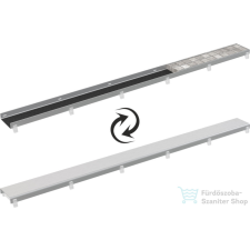 Alcaplast DOUBLE kétoldalú rács zuhanyfolyókához, 850 mm, rozsdamentes acél, DOUBLE-850M építőanyag