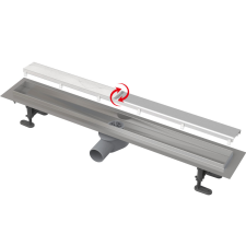 Alcaplast Zuhanyfolyóka, 650mm, Burkolható/Klassik, Fit and Go, APZ13, AlcaPlast építőanyag