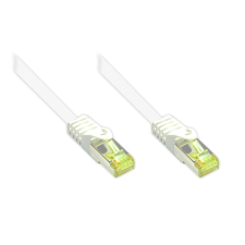 Alcasa 100m Cat7 RJ-45 hálózati kábel Fehér S/FTP (S-STP) kábel és adapter