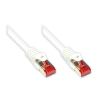 Alcasa 8060-020W hálózati kábel Fehér 2 M Cat6 S/FTP (S-STP)