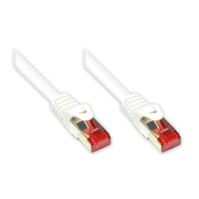 Alcasa 8060-020W hálózati kábel Fehér 2 M Cat6 S/FTP (S-STP) kábel és adapter