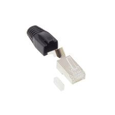Alcasa GC-N0095 huzalcsatlakozó RJ-45 Fekete kábel és adapter