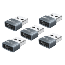 Alcasa USB-AD203-5 csatlakozó átlakító USB-A USB-C Szürke kábel és adapter