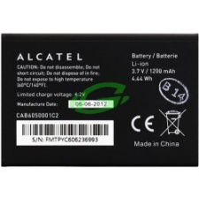 Alcatel CAB6050001C2 gyári bontott új állapotú akkumulátor Li-Ion 1200mAh mobiltelefon akkumulátor