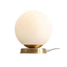 Aldex Ball sárgaréz-fehér asztali lámpa (ALD-1076B40_M) E27 1 izzós IP20 világítás