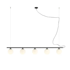 Aldex modern függeszték beryl glass 5 fehér fekete ald1006f1 világítás