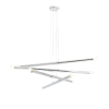 Aldex modern függeszték tubo króm ald1072p4