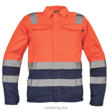  ALENCIA HV kabát narancssárga/navy 44-66 láthatósági ruházat