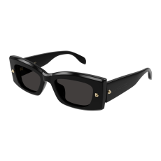 Alexander McQueen AM0426S-001 SHINY BLACK GREY napszemüveg