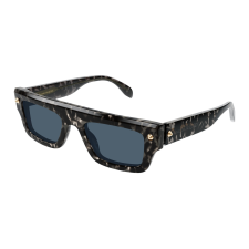 Alexander McQueen AM0427S-003 GREY HAVANA BLUE napszemüveg napszemüveg