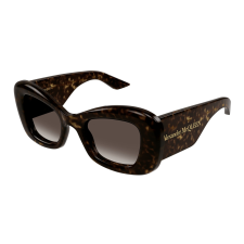 Alexander McQueen AM0434S-002 DARK HAVANA GRADIENT BROWN napszemüveg napszemüveg