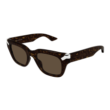 Alexander McQueen AM0439S-003 DARK HAVANA BROWN napszemüveg napszemüveg