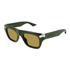Alexander McQueen AM0441S-004 SHINY GREEN BROWN napszemüveg