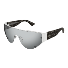 Alexander McQueen AM0447S-002 SHINY SILVER MIRROR(DOUBLE) SILVER napszemüveg napszemüveg