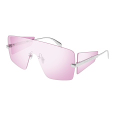 Alexander McQueen AM0460S-004 SHINY SILVER FLASH PINK napszemüveg