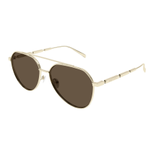 Alexander McQueen AM0478S 002 GOLD BROWN napszemüveg napszemüveg