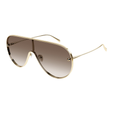 Alexander McQueen AM0481S 002 GOLD GRADIENT BROWN napszemüveg