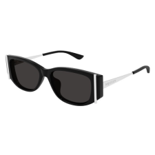 Alexander McQueen AM0494SA 001 SHINY SOLID BLACK GREY napszemüveg napszemüveg