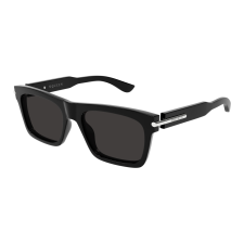 Alexander McQueen AM0495S 001 SHINY SOLID BLACK GREY napszemüveg napszemüveg
