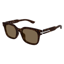 Alexander McQueen AM0496SA 002 SHINY DARK HAVANA BROWN napszemüveg napszemüveg