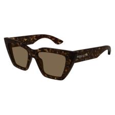 Alexander McQueen AM0507S 002 SHINY DARK HAVANA BROWN napszemüveg napszemüveg