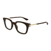 Alexander McQueen AM0521O 002 HAVANA DEMO LENS szemüveg