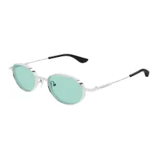 Alexander McQueen AM0523S 003 SILVER GREEN napszemüveg
