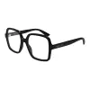 Alexander McQueen AM0538O 001 BLACK DEMO LENS szemüveg